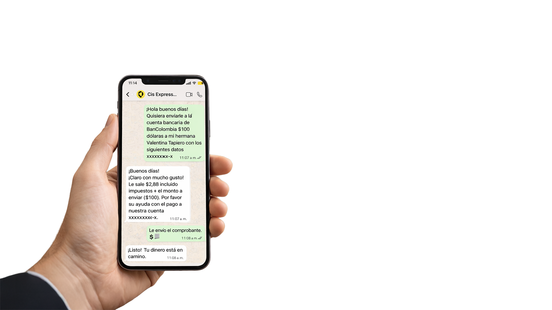 Enviá o cobrá por WhatsApp